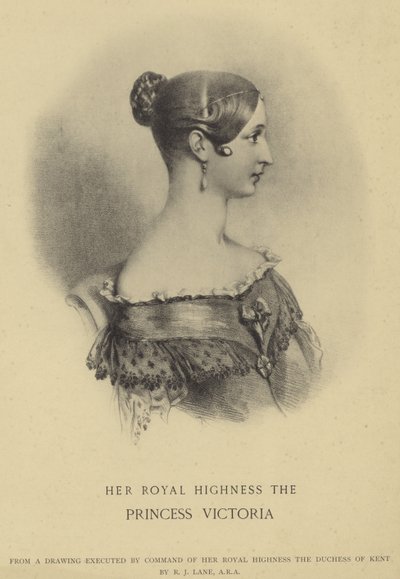 Portrait of Queen Victoria by Richard James Lane